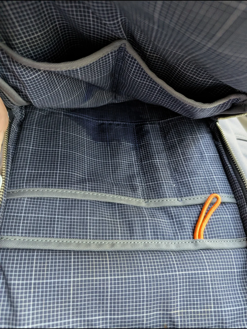 Jack Spade Gray Slim Tech Backpack